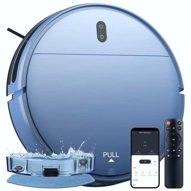 ONSON Robot Vacuum Cleaner, Robot Vacuum and Mop Combo with WIFI / Alexa for Pet Hair and Hard Floor