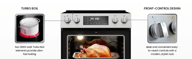 Kenmore 4.8 cu. ft. Front-Control Electric Range w/ Air Fry