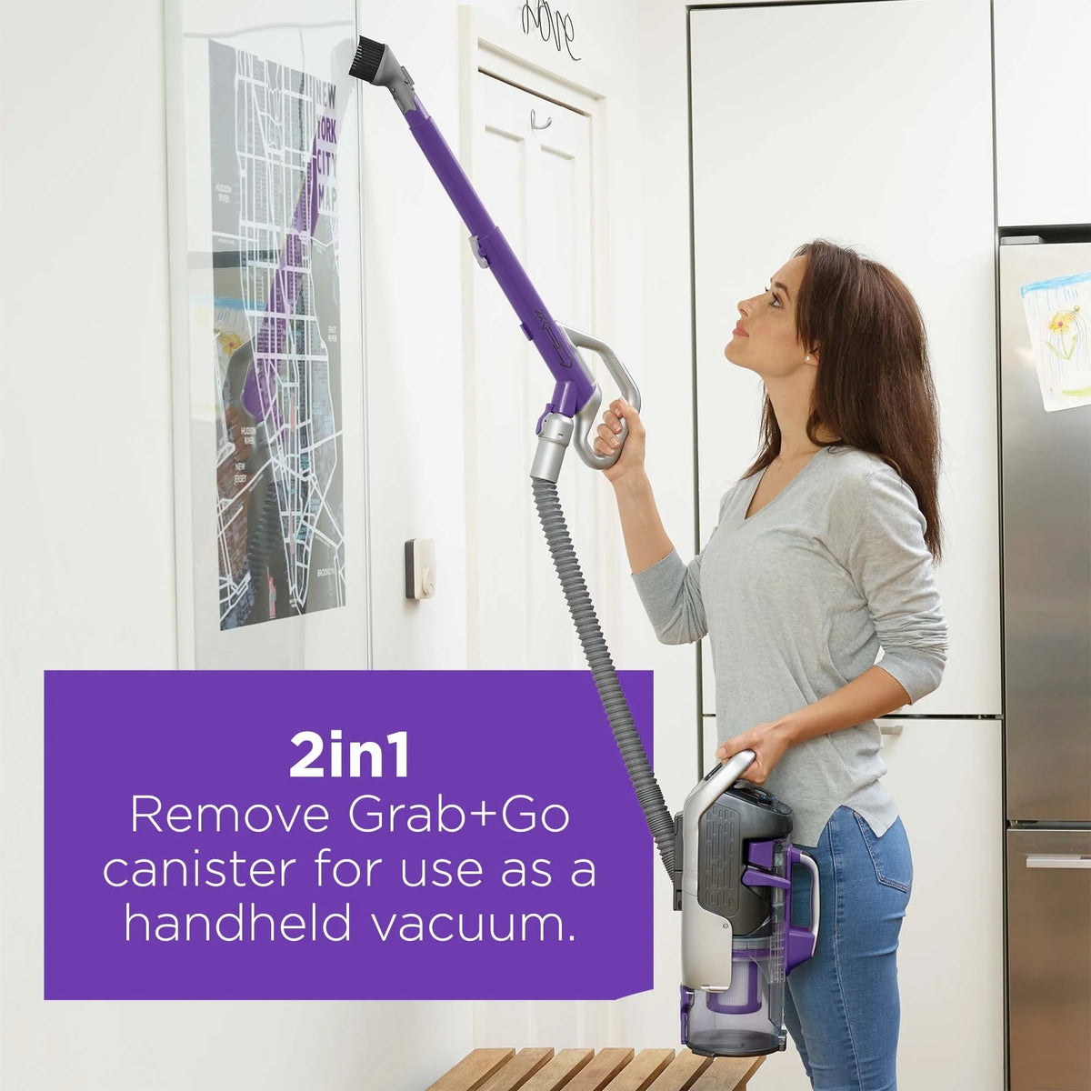 BLACK+DECKER  20V Cordless Upright Vacuum, (HCUA525JPK)