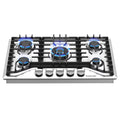 Gasland Chef  30" 5 Burners 30" Gas Cooktop, Stovetop, NG/LPG,Stainless Steel, Auto Ignition