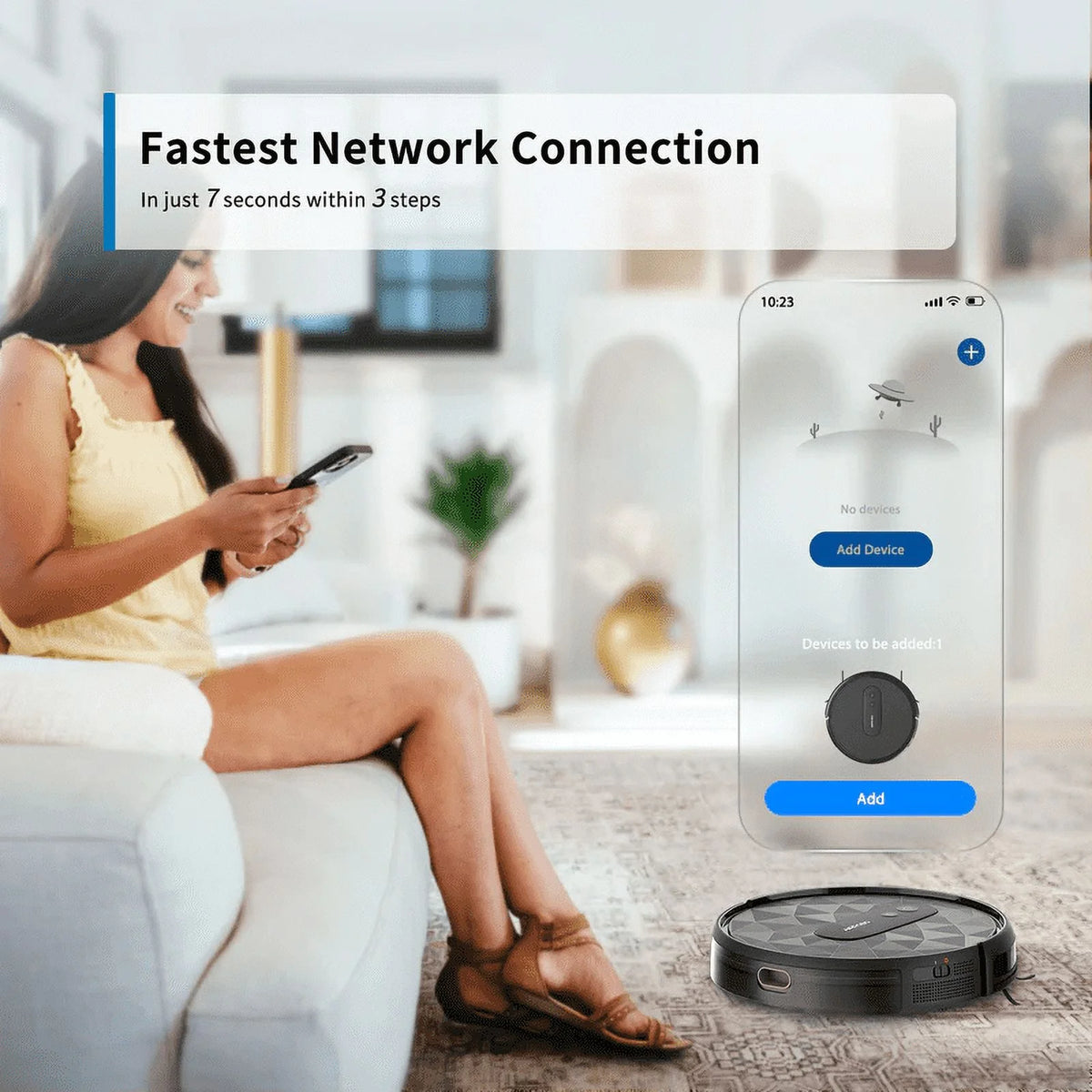 AIRROBO P20 Robot Vacuum Cleaner, Anti Collision and Avoid Falling