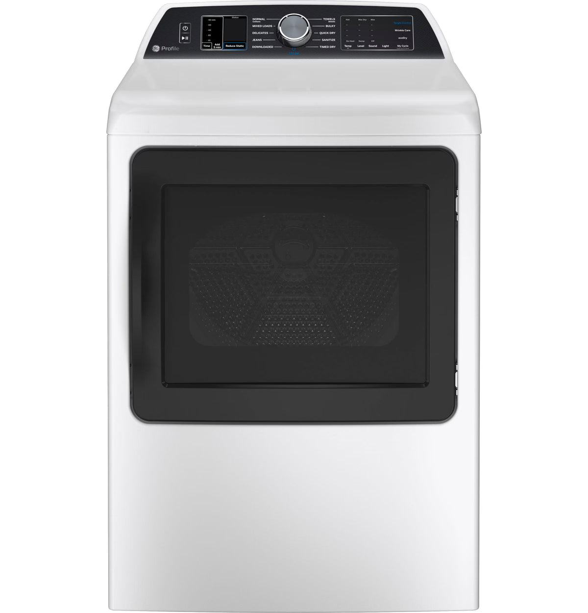 Ge Profile Ptd70eb Ge Profile 27" Wide 7.4 Cu. Ft. Electric Dryer - White on White with