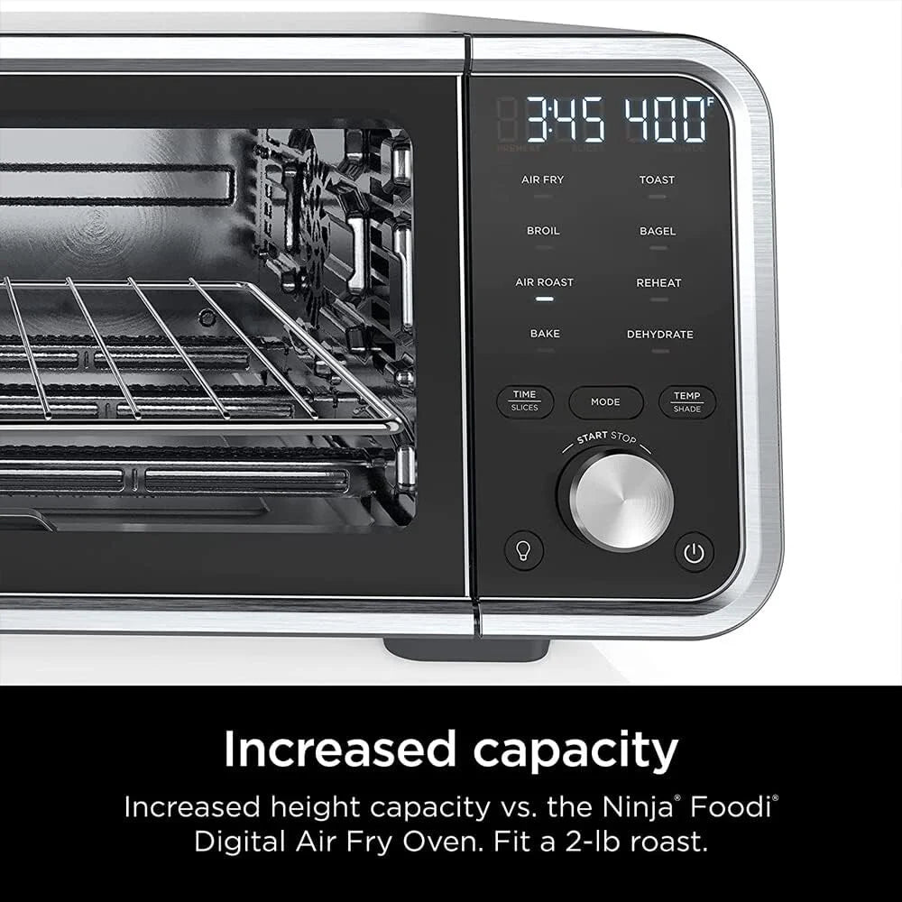 Restored Ninja FT205CO Digital Air Fry Pro Countertop 8-in-1 Oven in Stainless Steel (Refurbished)