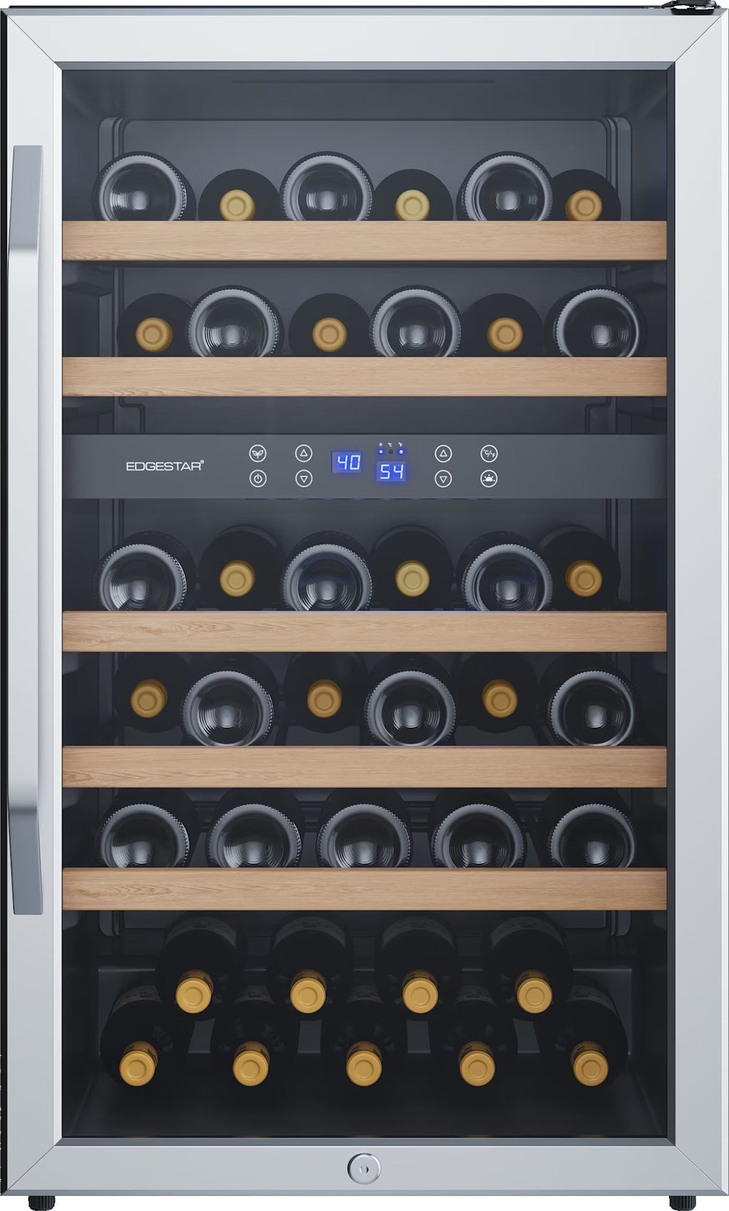 Edgestar Cwf380dz 20" Wide 38 Bottle Capacity Free Standing Wine Cooler - Stainless Steel