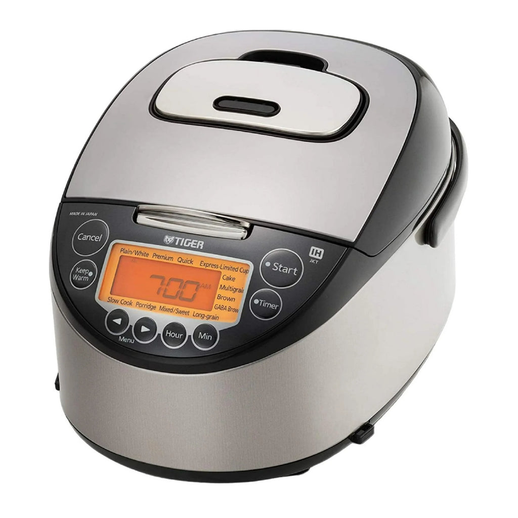 Tiger JKT-D18U 10-Cup Induction Heating Rice Cooker with Washing Bowl, Spoon and Measuring Spoons