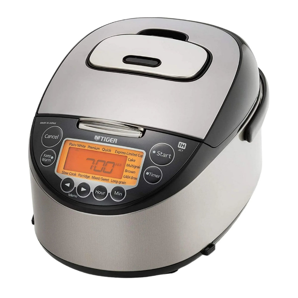 Tiger JKT-D18U 10-Cup Induction Heating Rice Cooker with Washing Bowl, Spoon and Measuring Spoons