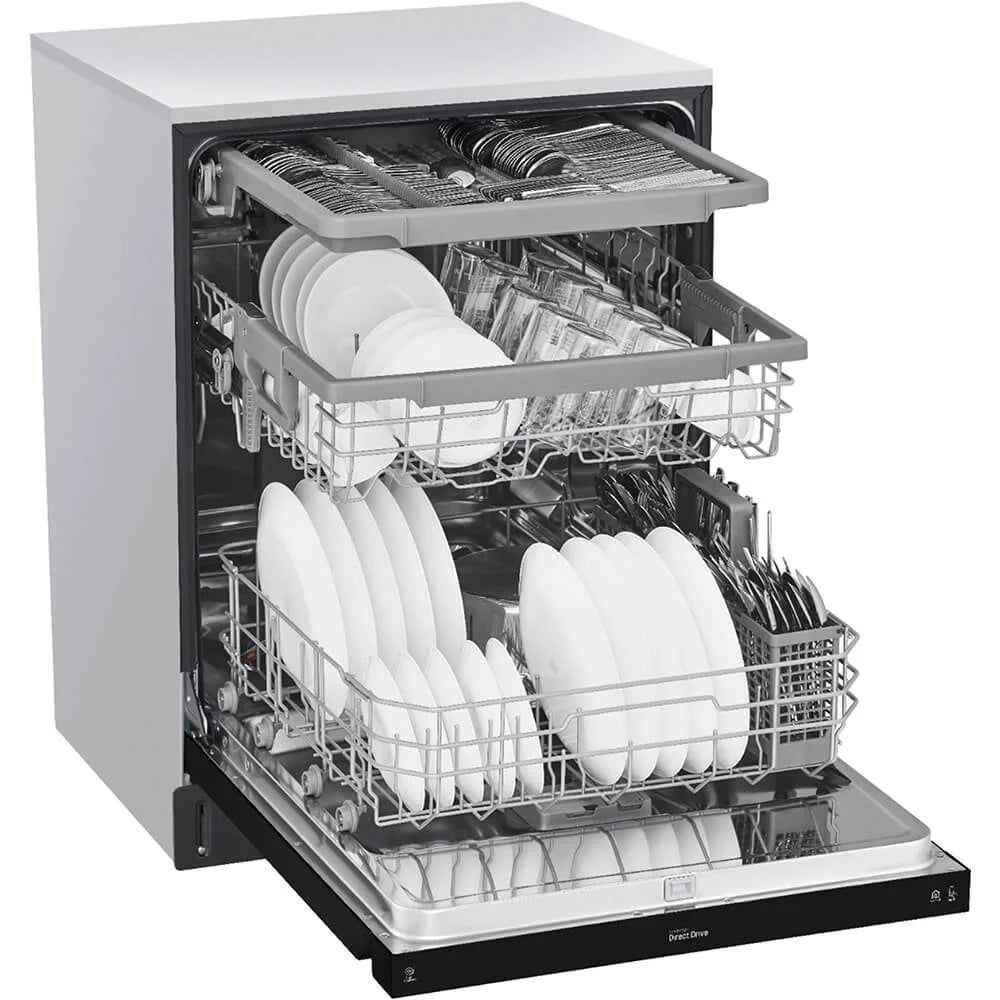 LG LDFN4542B 48 dBa Black Front-Control Built-In Dishwasher