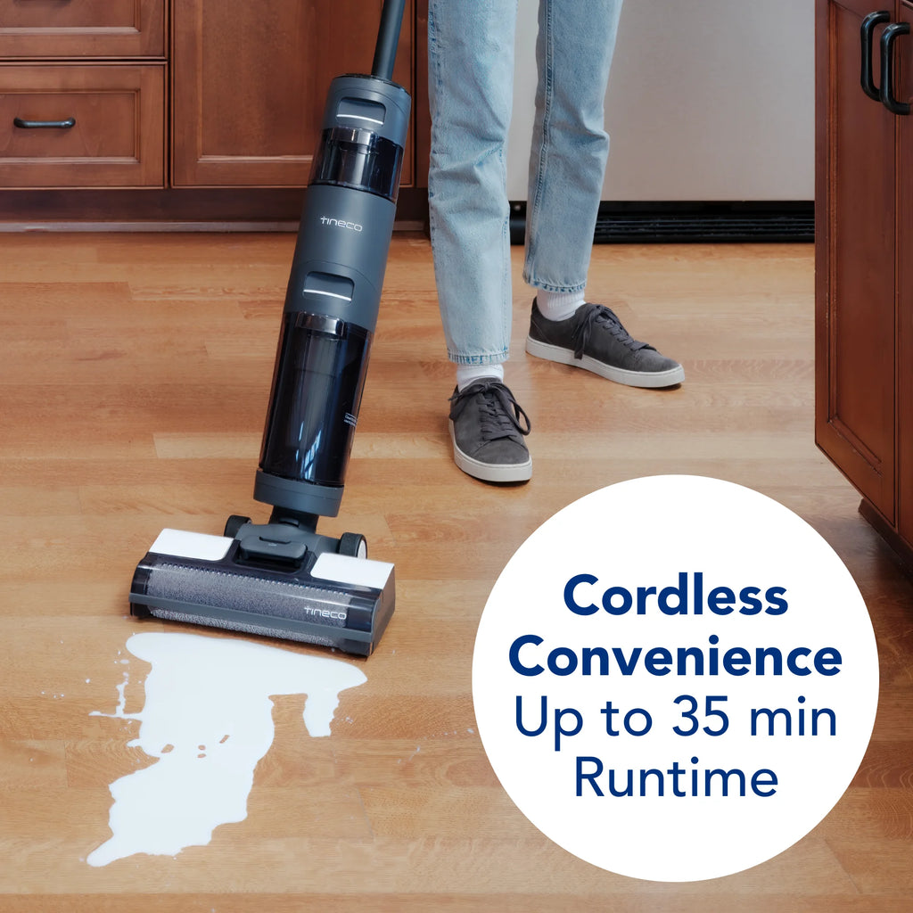 Tineco FLOOR ONE S2 Smart Cordless Wet/Dry Vacuum Cleaner and Floor Washer - Black