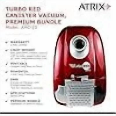 Atrix AHC Turbo Red HEPA 6-Quart Canister Vacuum, Premium Bundle