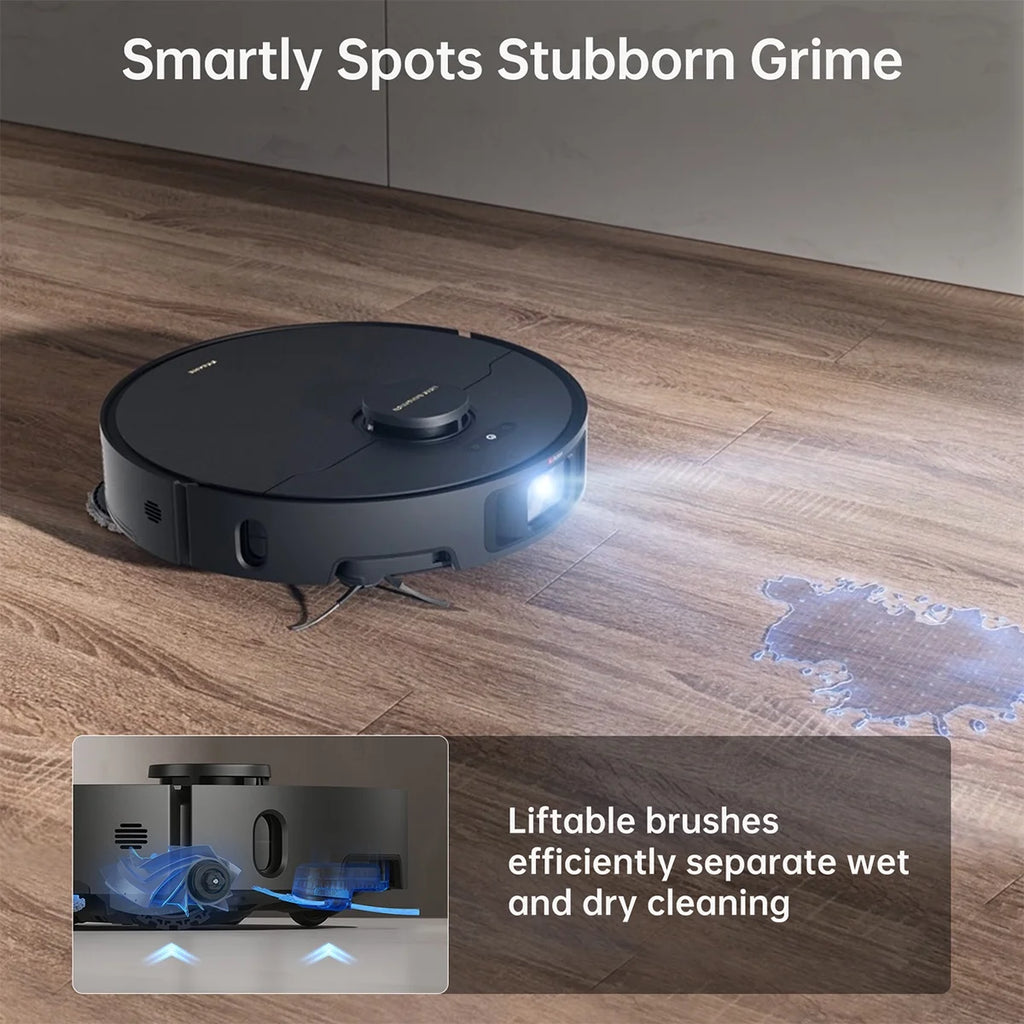 dreame L40 Ultra Robot Vacuum with Removable & Liftable Mop, Extendable & Liftable SideBrush, 11,000Pa Suction, 149a?? Mop & Washboard Self Cleaning, Auto-Empty, Auto Refill, Voice Control
