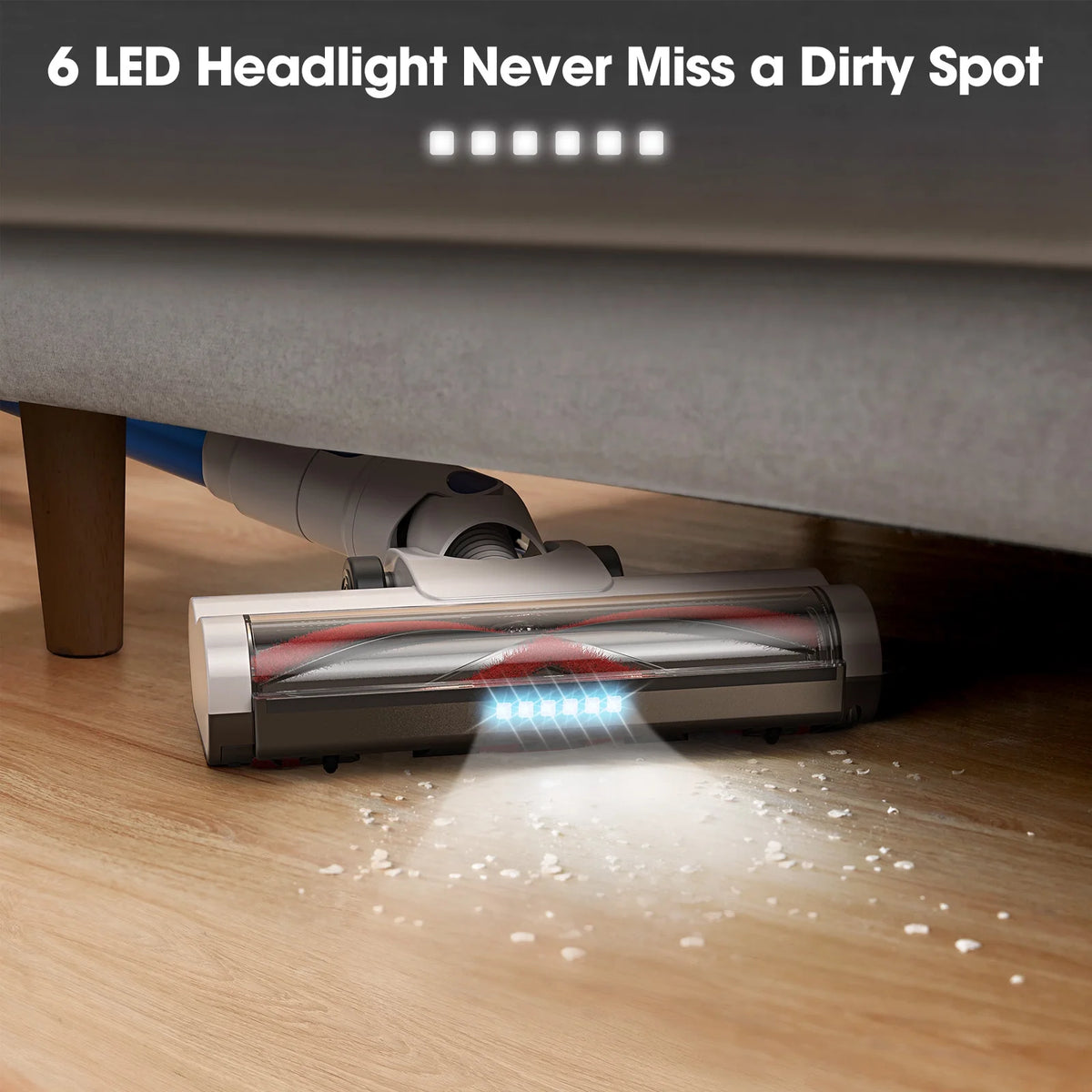 ORFELD Cordless Vacuum Cleaner, 40KPa 50mins Stick Vacuum Lightweight for Hardwood Carpet Pet, V19