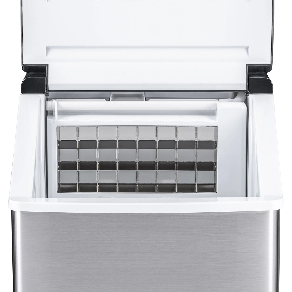 Newair Portable Countertop 40lb Clear Ice Maker Machine, Stainless Steel