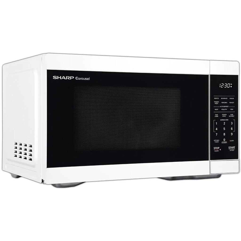 Sharp 1.1-Cu. Ft. Countertop Microwave Oven in Black