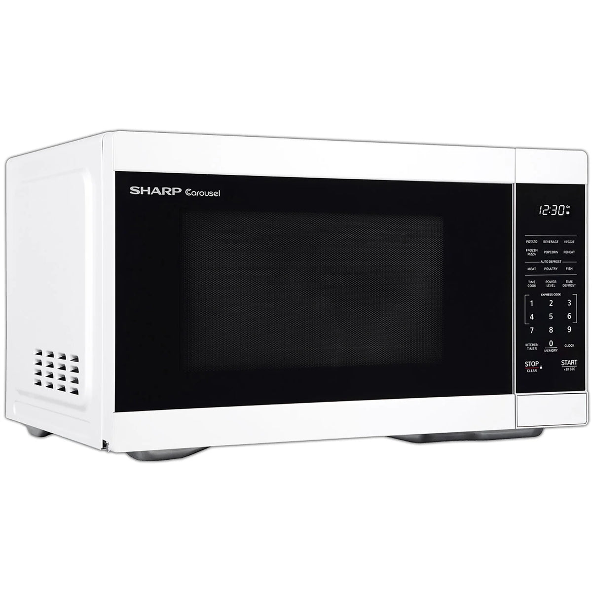 Sharp 1.1-Cu. Ft. Countertop Microwave Oven in Black
