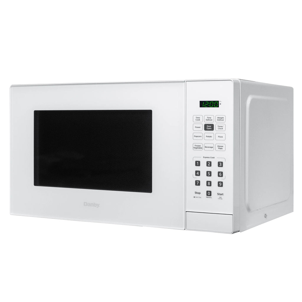 Danby 0.9 cu. ft. Countertop Microwave in White (DBMW0921BWW)