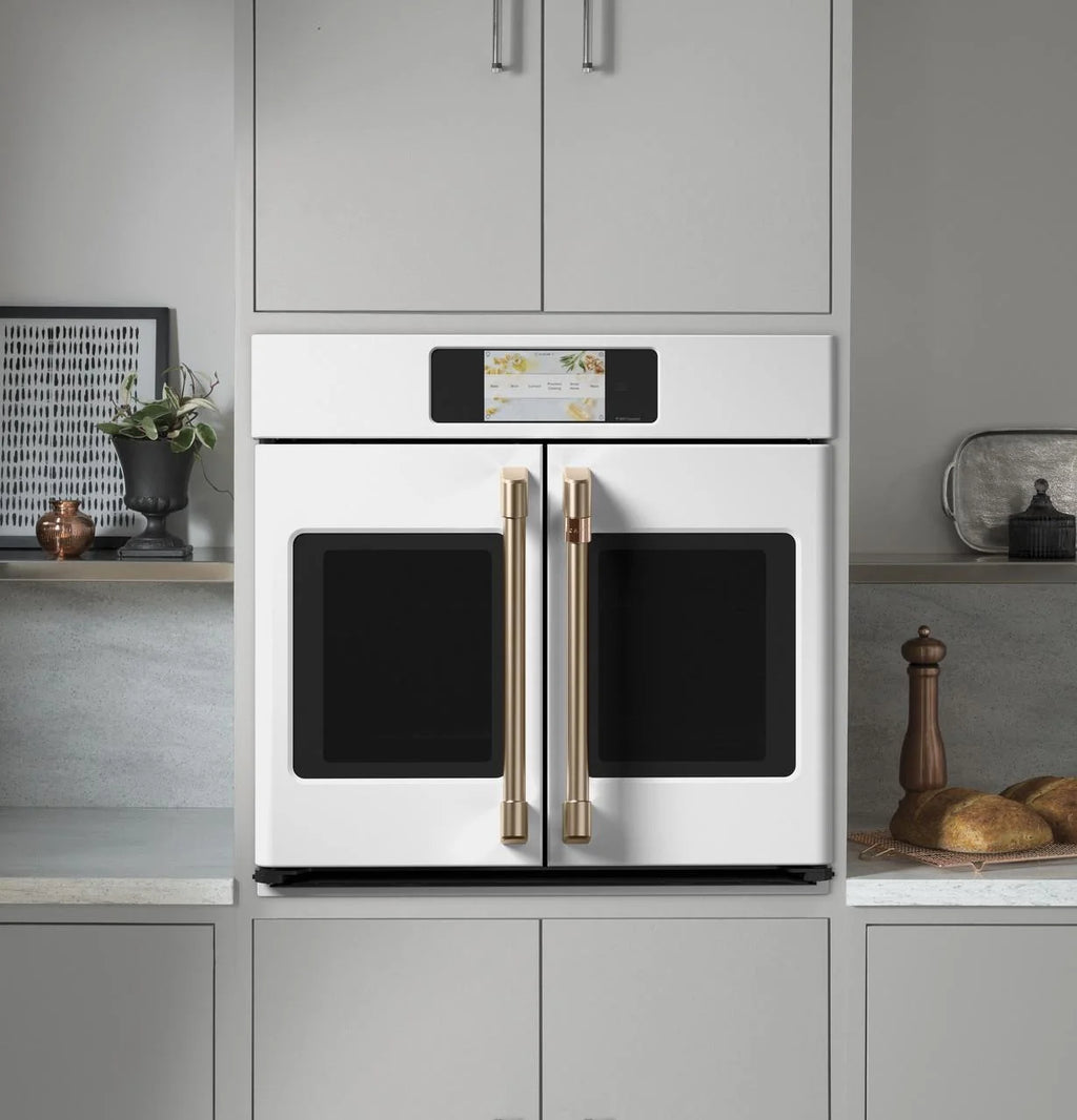 Cafe 30'' 5.0 cu ft Electric Single Wall Oven in Matte White
