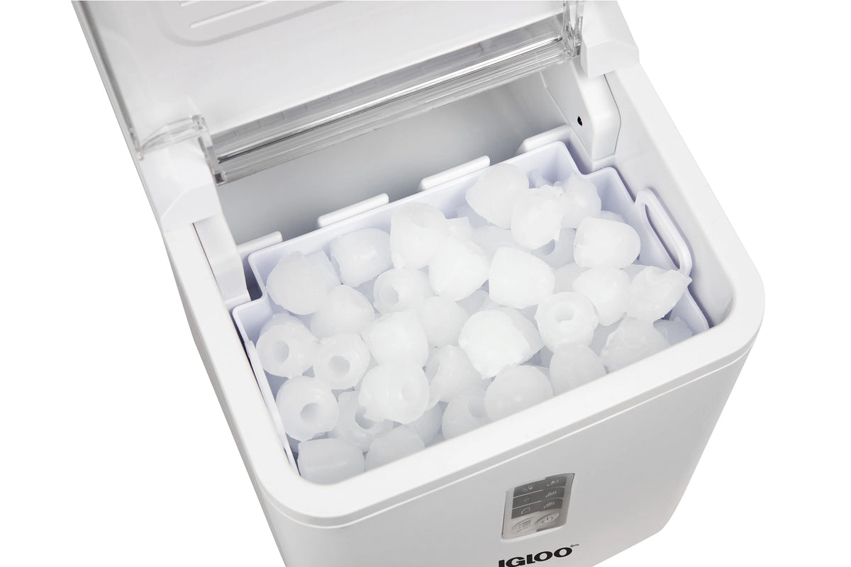 Igloo Automatic Ice Machine Self Cleaning Countertop Ice Maker for Water Bottle & Drinks, Aqua