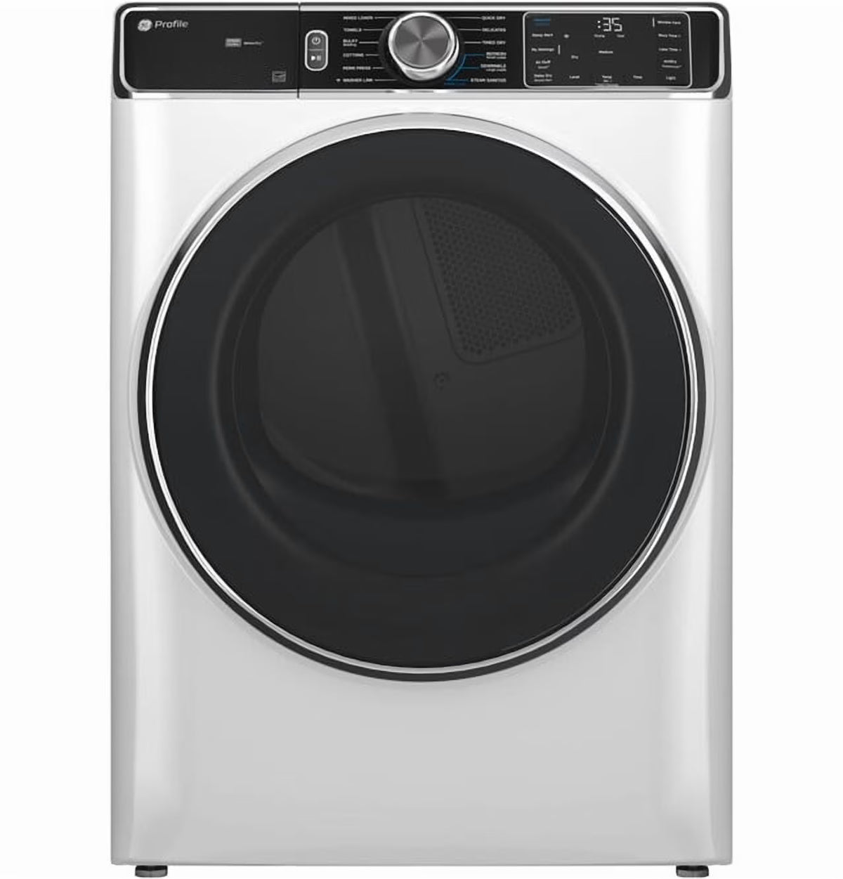 Ge Profile Pfd87gs 28" Wide 7.8 Cu. Ft. Energy Star Certified Gas Dryer - White