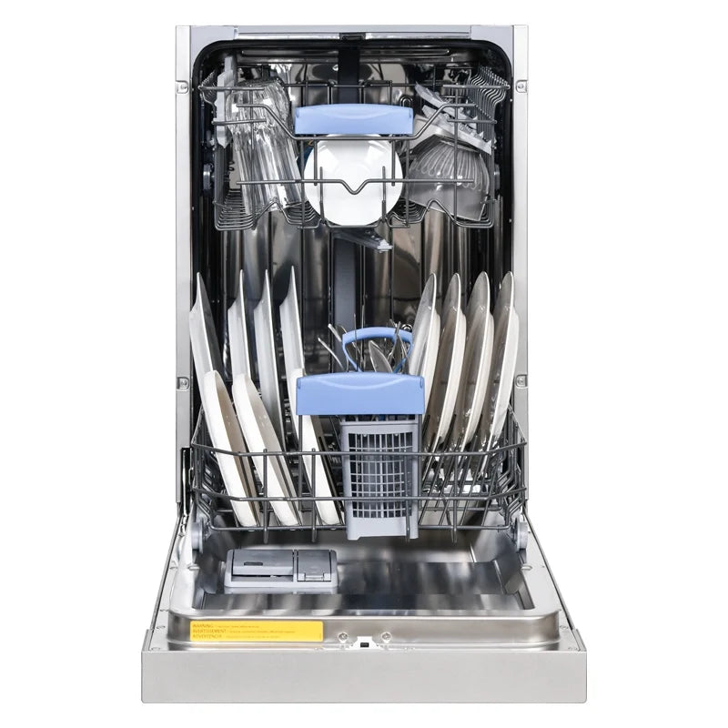 Equator 18"Dishwasher Europe ADA Builtin 10 Place Sani Delay 1/2 Load 51dB