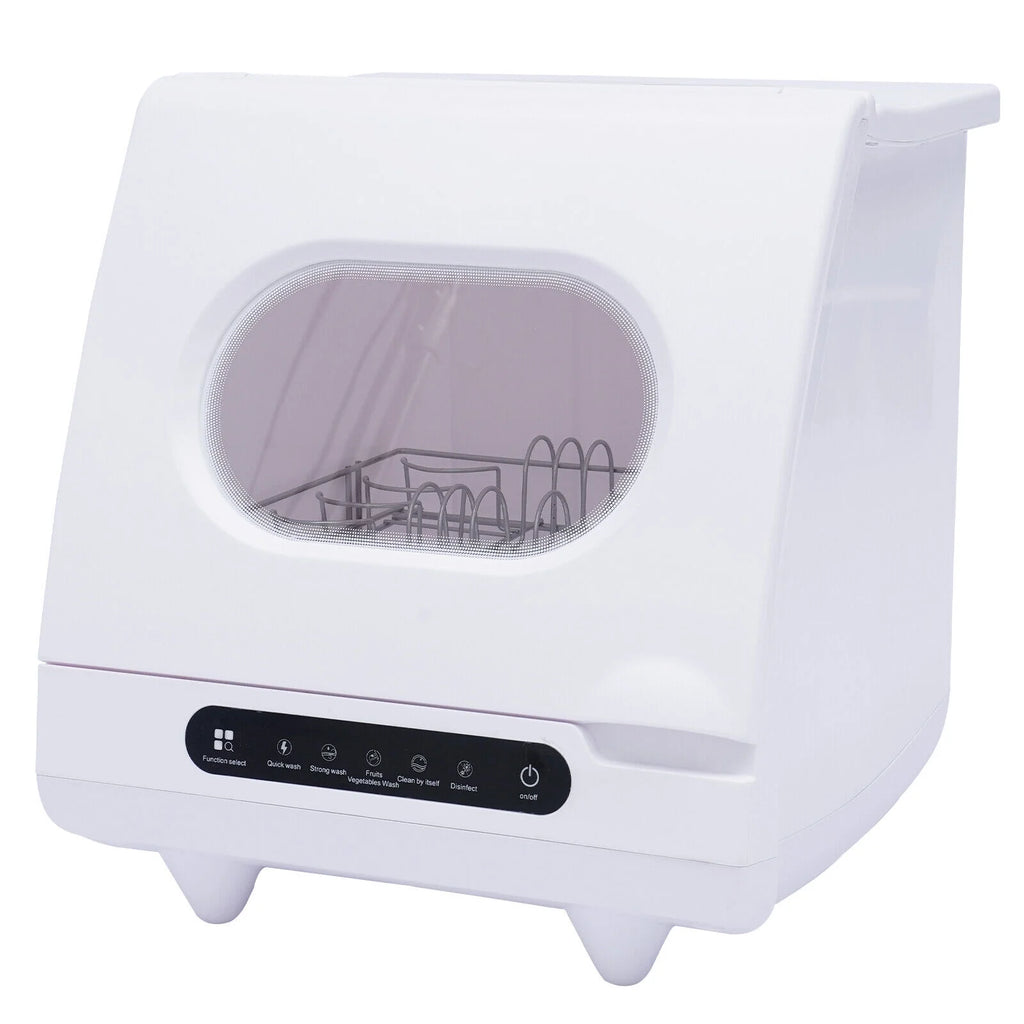 Portable Countertop Dishwasher 5 Washing Programs with Water Tank Leak-Proof Dry
