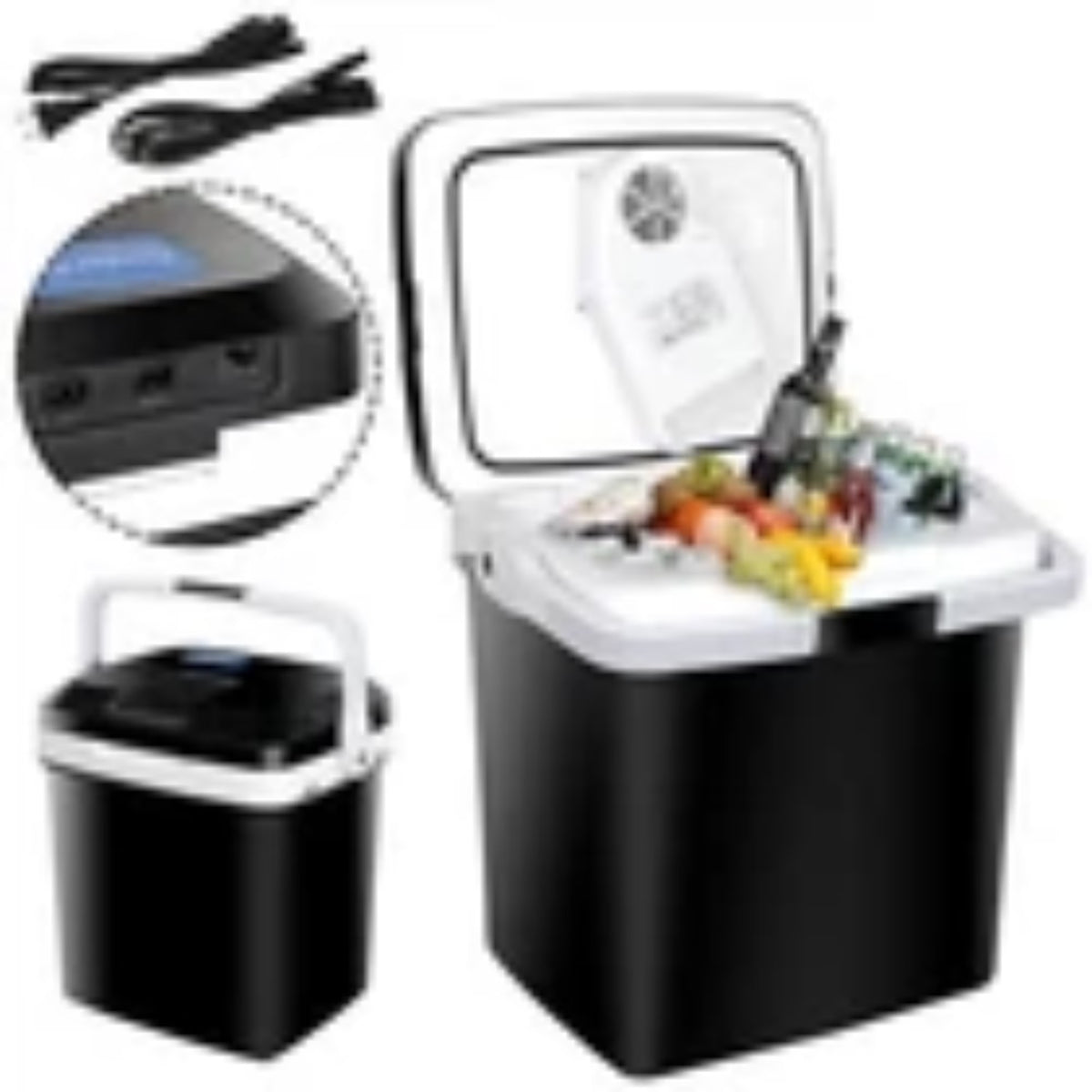 CAMOTUSE 12V Electric Fridge Cooler Truck Thermoelectric Freezer Car Iceless Refrigerator