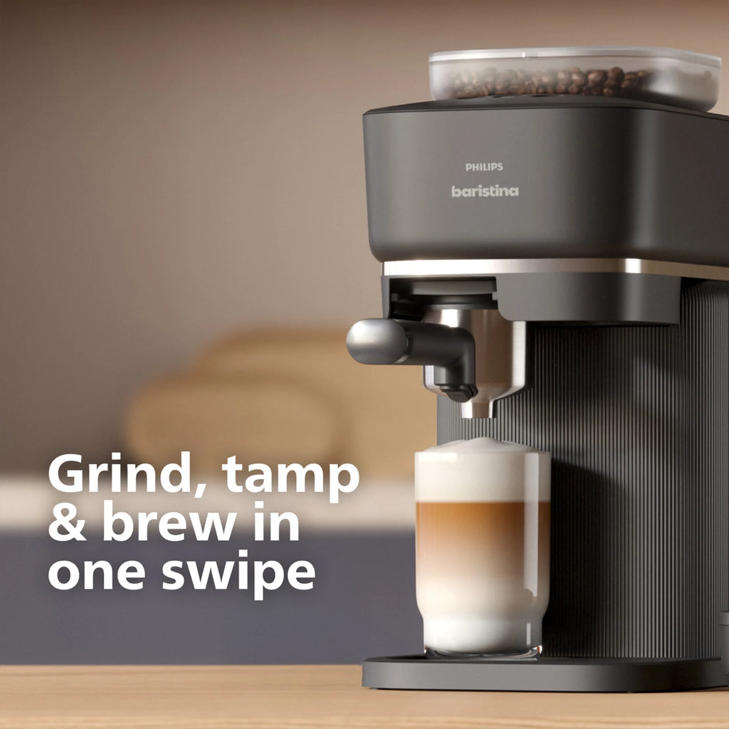 Philips Baristina Automatic Espresso Machine, Milky White