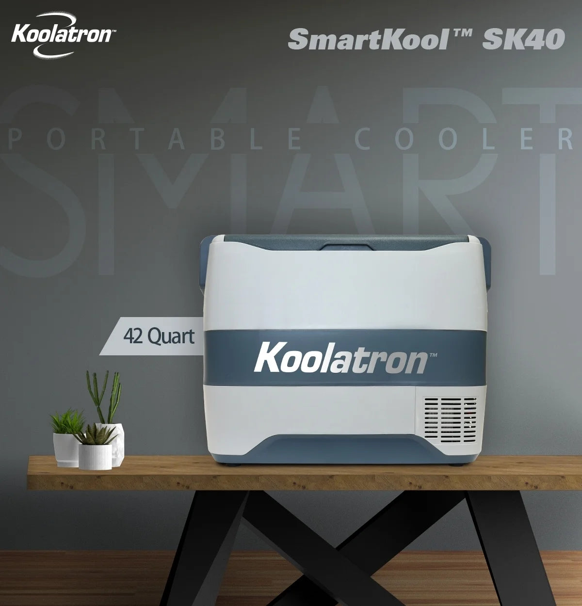 Koolatron 12V Portable Freezer/Refrigerator w/ Bluetooth 42 qt (40L)