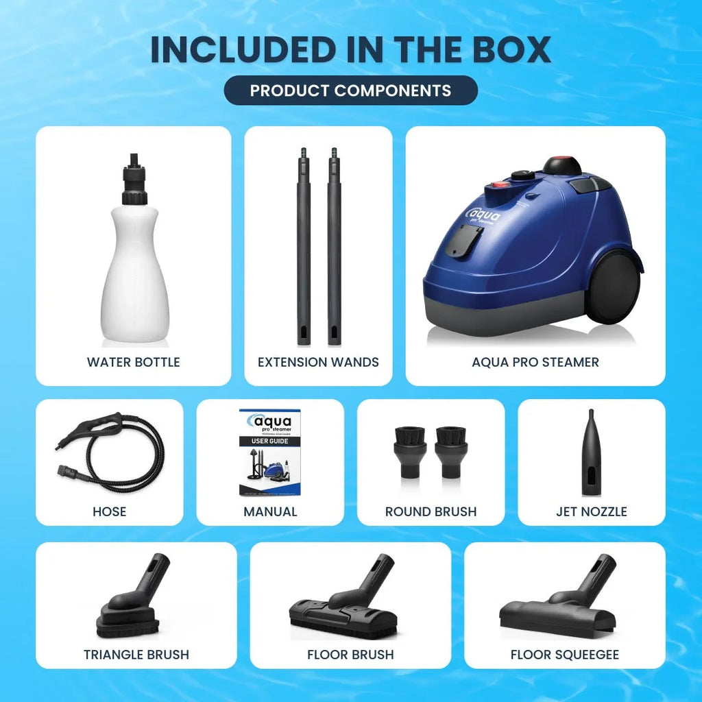 AquaVac Handheld Steam Cleaner