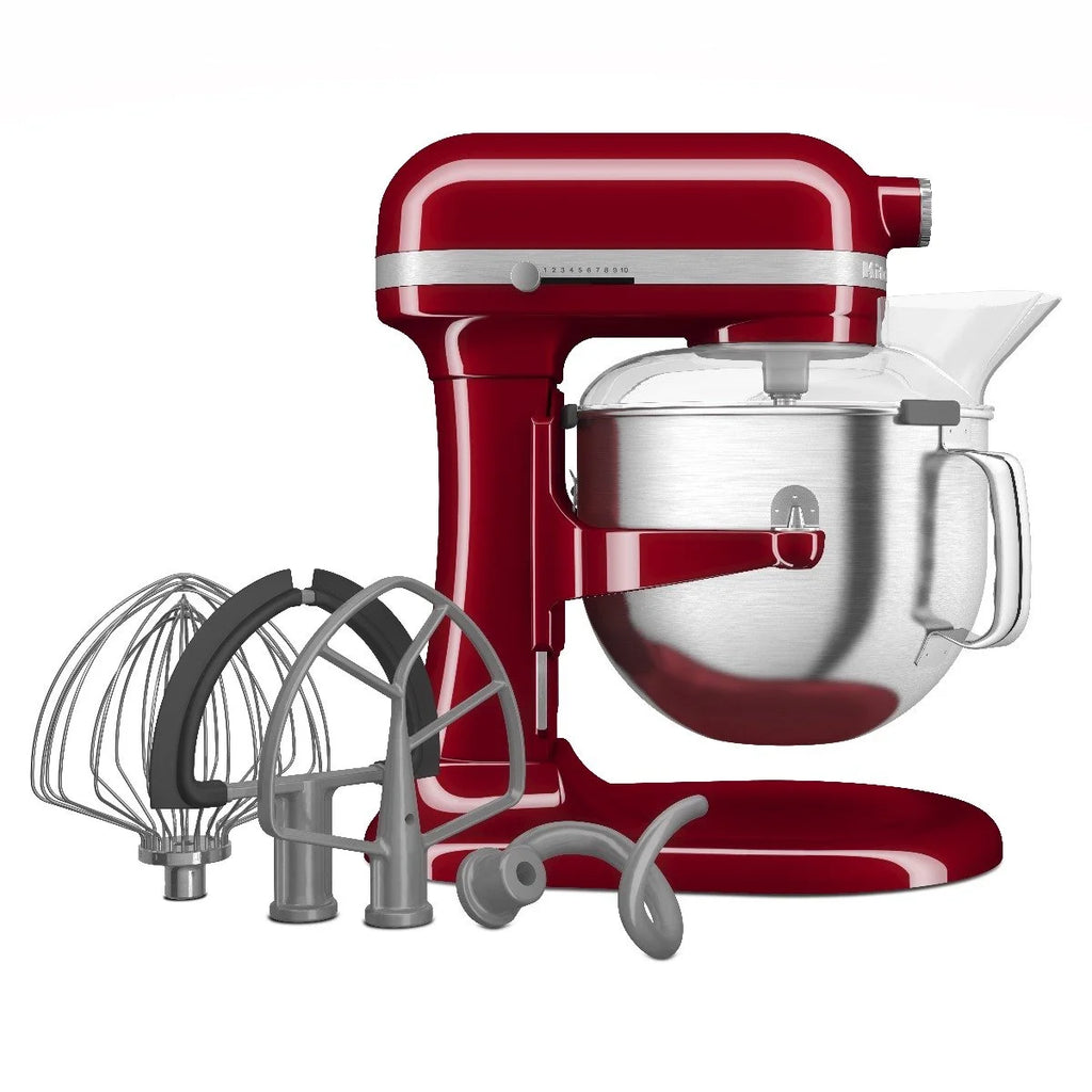 KitchenAid 7 Quart Bowl-Lift Stand Mixers with Accessories, Cast Iron Black, KSM70SKXX