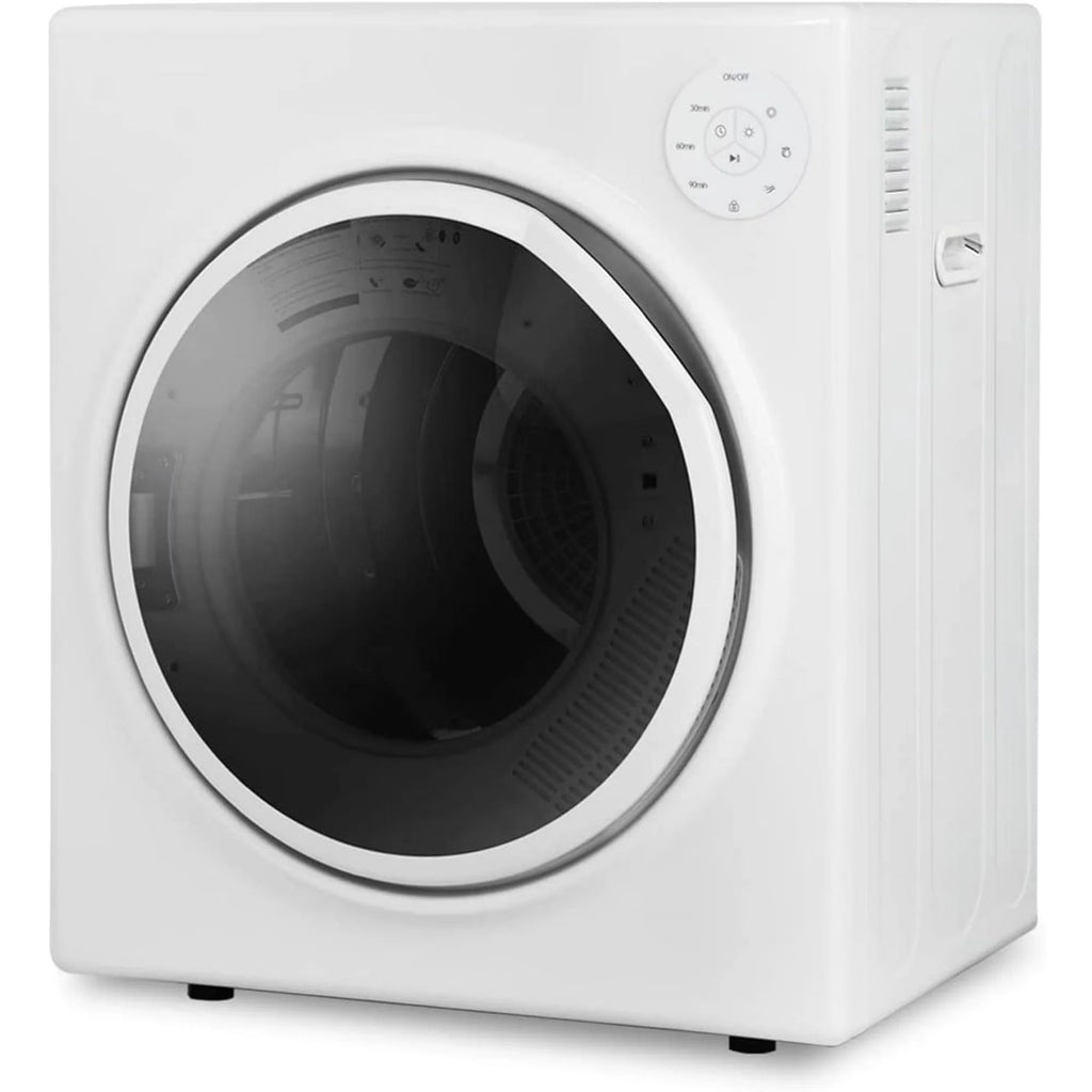 TABU 2.6 cu ft Portable Dryer for Clothes, 8.8 lbs Compact Dryer, Electric Dryer for Apartment,White