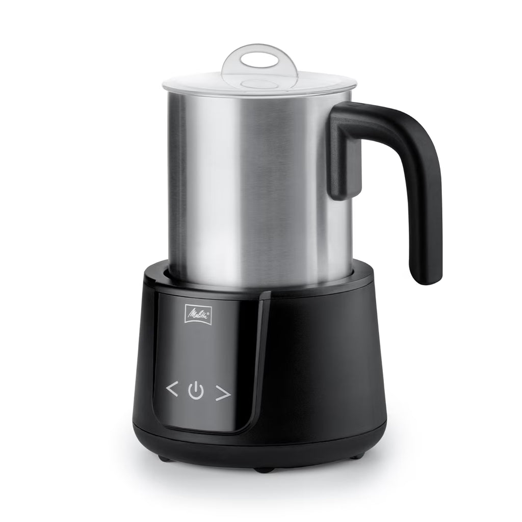 Melitta Montalatte Milk Frother Coffee and Hot Chocolate Stainless Steel Electric Milk Frother