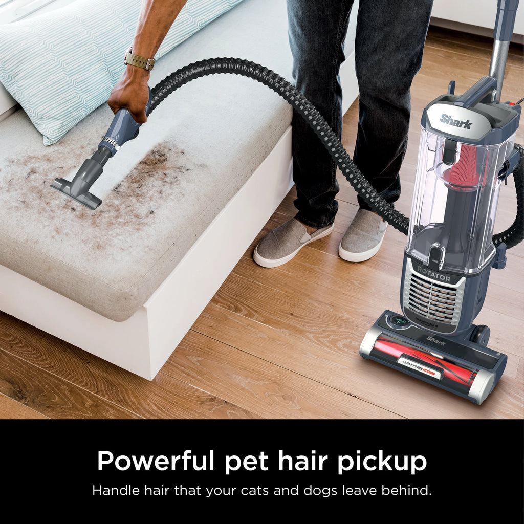 Shark Upright Vacuum, Rotator Pet, Pet Friendly, Bagless, PowerFins HairPro Brushroll, HEPA Filter, Odor Neutralizer, Hard Floor and Carpet, Swivel Steering, ZU100, Chimera
