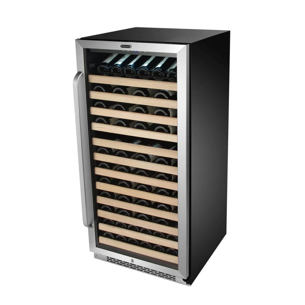 Whynter 24 inch Wine Cooler Refrigerator, 54 Bottle Wine Fridge with Stainless Steel Glass Door
