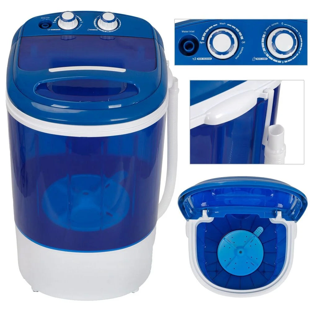 Portable Mini Laundry Washer 9lbs Compact Washing Machine Idea Dorm Rooms