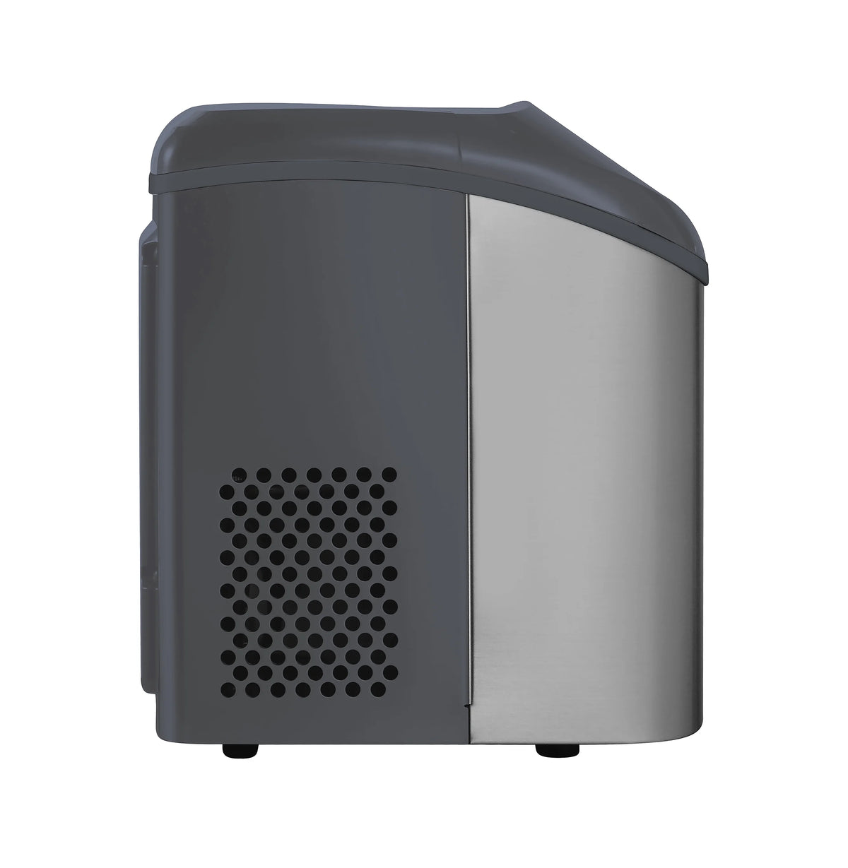 Frigidaire Gallery, 33 lbs. Nugget Ice Maker, Stainless Steel, Black, EFIC214