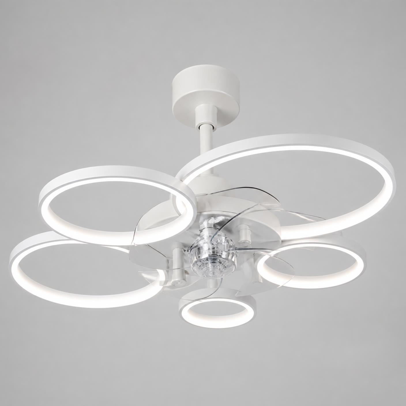Ventilateur de plafond ROGLOW anneau LED